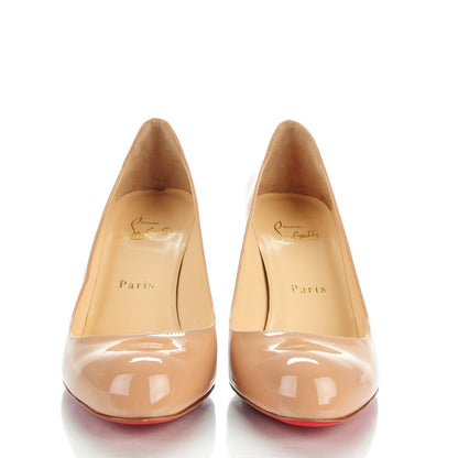 Christian Louboutin Patent Simple 85 Pumps 37.5 Nude 2 of 8