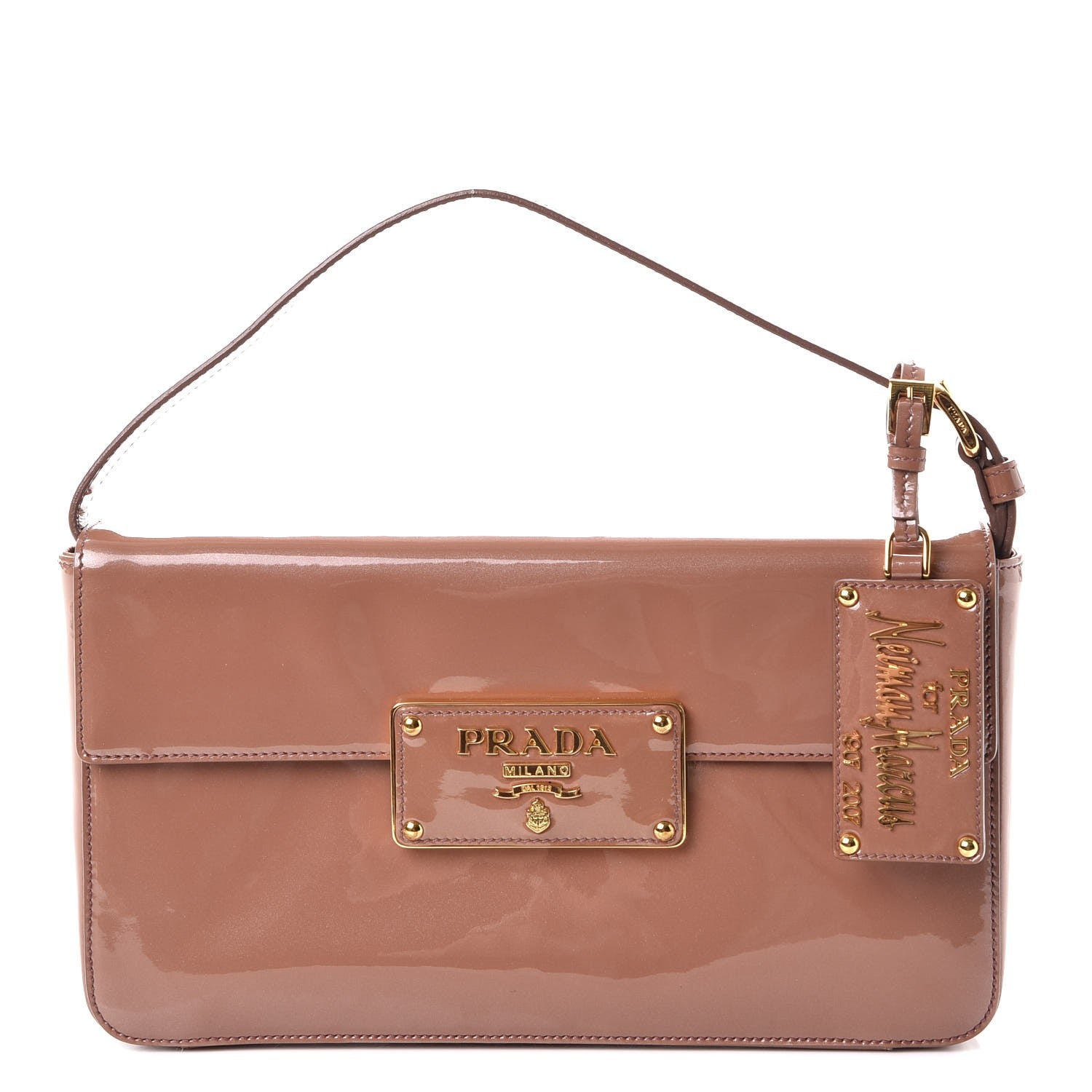 Prada Vernice NM Pochette Nudo 1 of 12