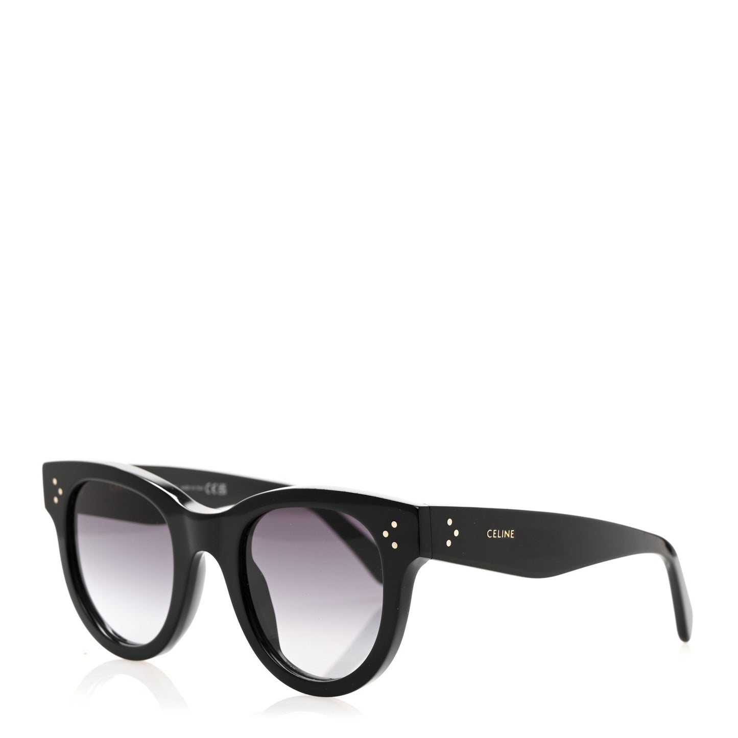 Acetate Round Sunglasses CL4003IN Black