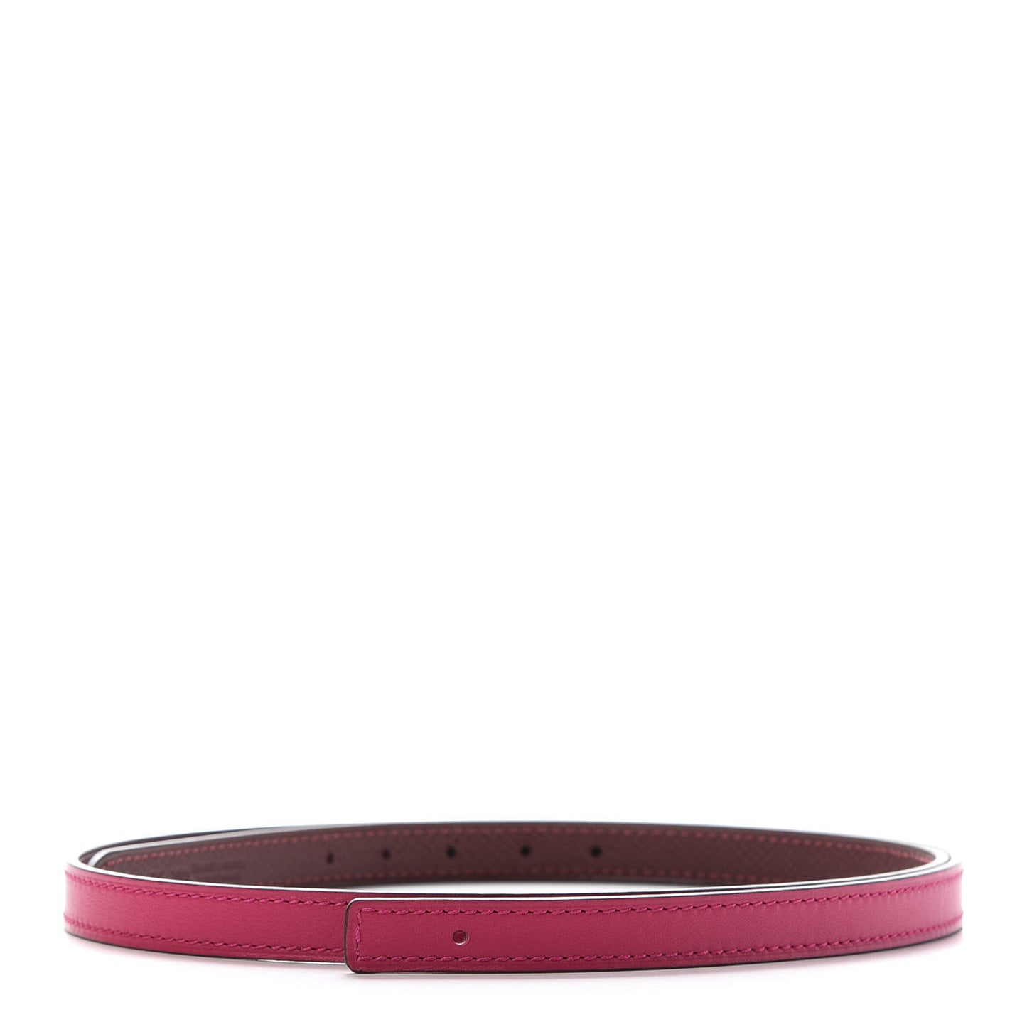 Swift Epsom 13mm Belt Strap 80 Rose Mexico Rouge H
