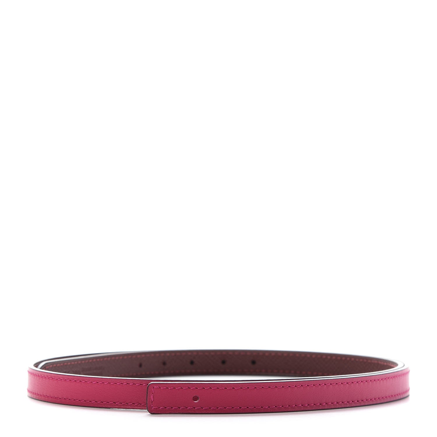 Hermes Swift Epsom 13mm Belt Strap 80 Rose Mexico Rouge H 1 of 6