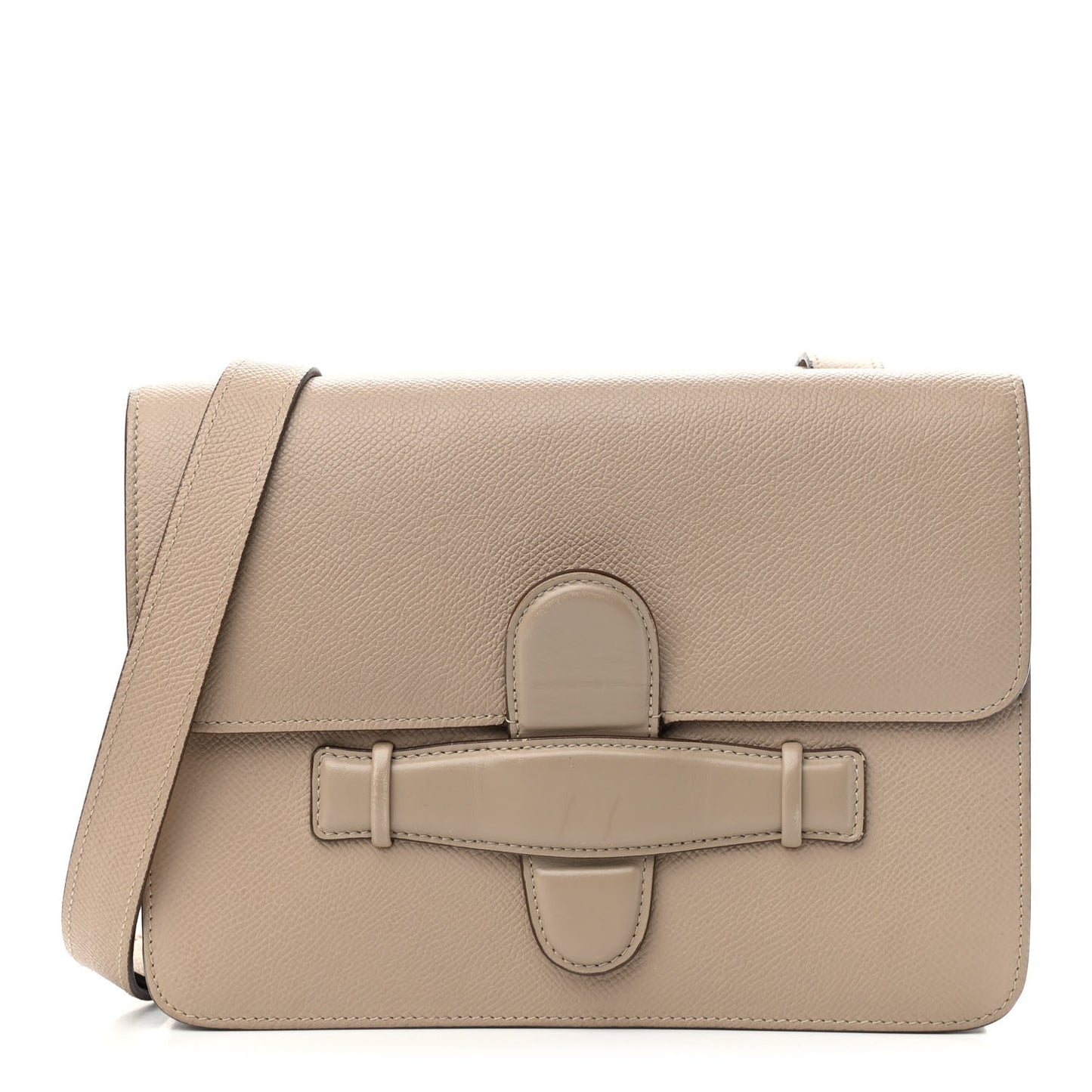Baby Grained Calfskin Medium Symmetrical Bag Taupe