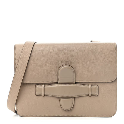 Celine Baby Grained Calfskin Medium Symmetrical Bag Taupe 1 of 14