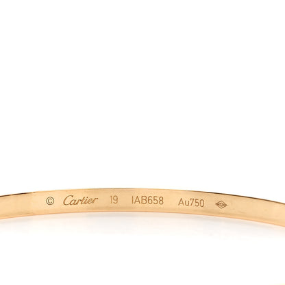 Cartier 18K Yellow Gold Small LOVE Bracelet 19 4 of 4