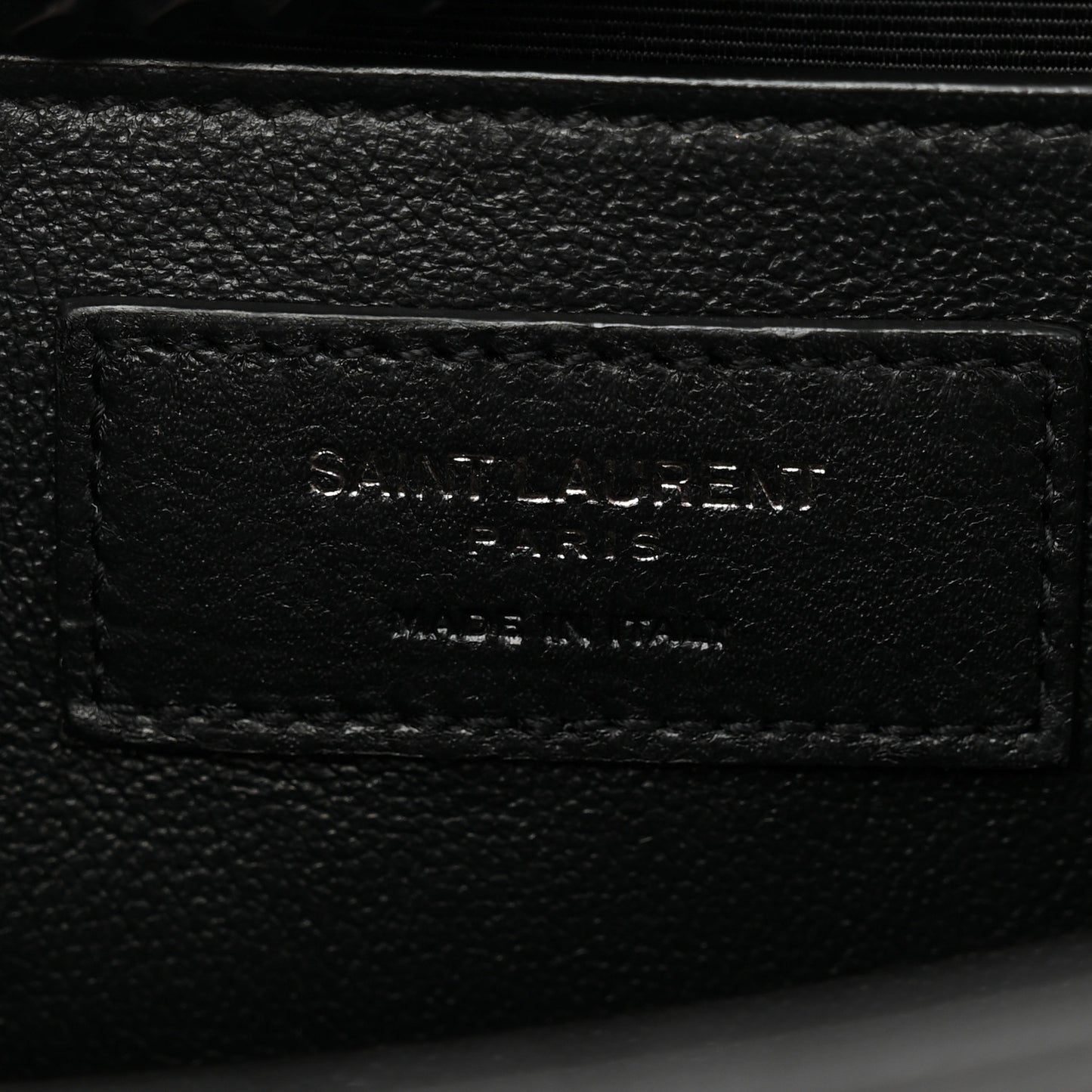 Grain De Poudre Medium Classic Monogram Monochrome Kate Satchel Black
