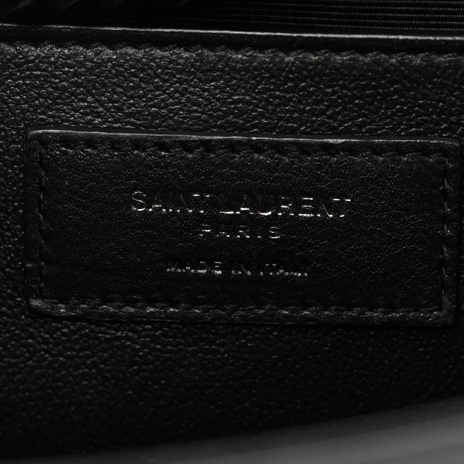 Saint Laurent Grain De Poudre Medium Classic Monogram Monochrome Kate Satchel Black 6 of 10