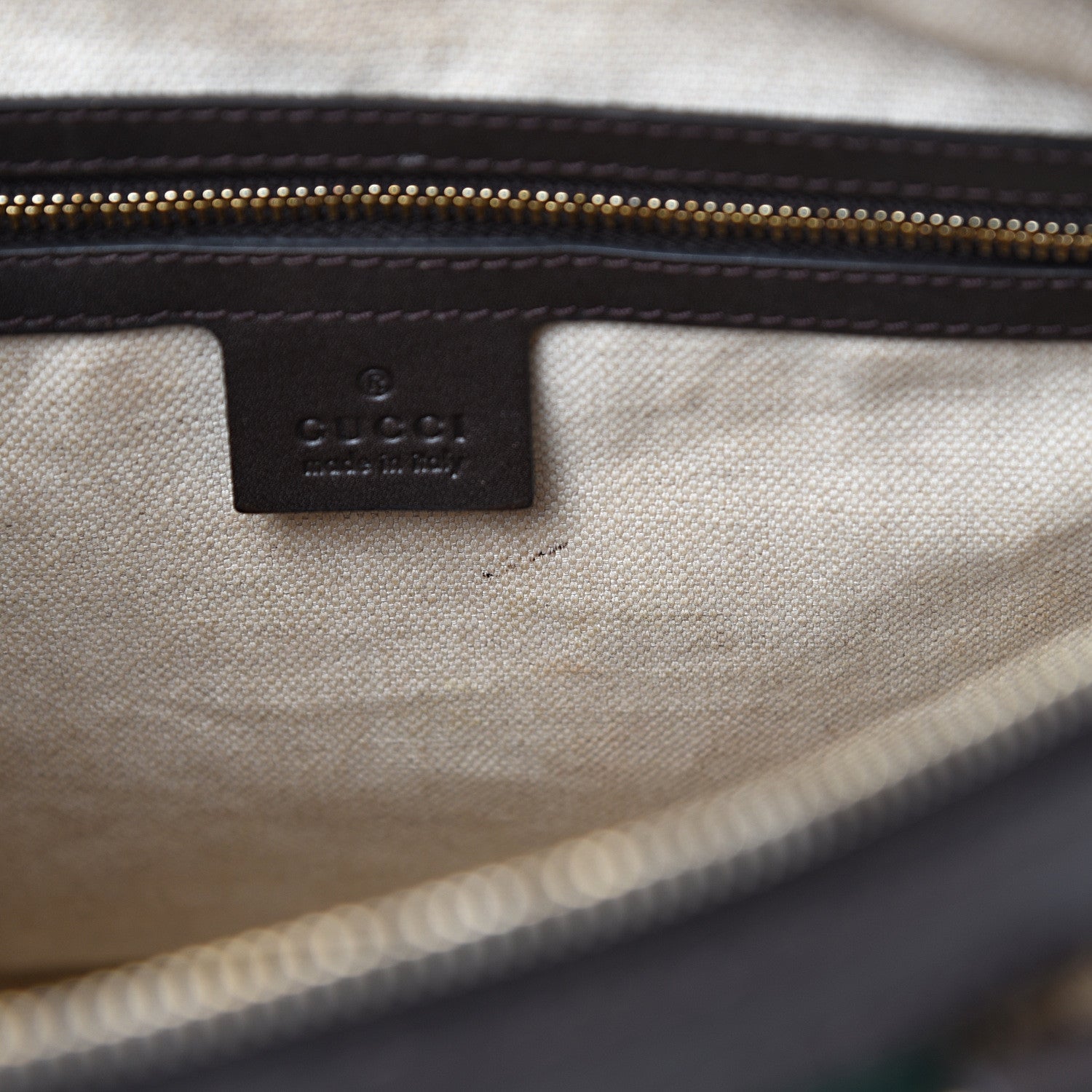 Gucci Monogram Vintage Web Medium Boston Dark Brown 7 of 21