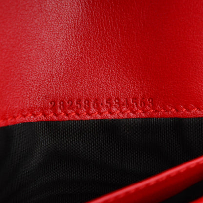 Gucci Microguccissima Chain Wallet Red 7 of 7