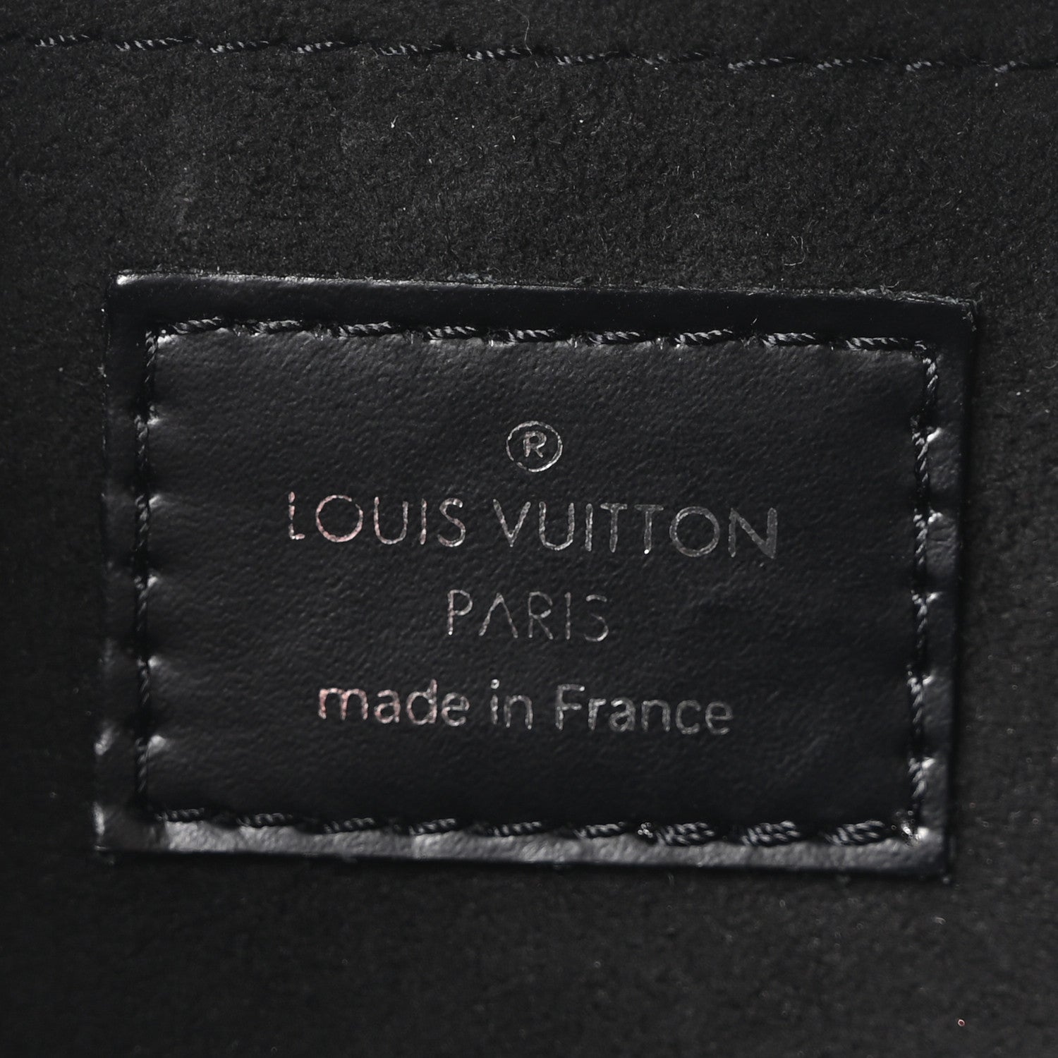 Louis Vuitton Epi Montaigne Clutch Black 6 of 9