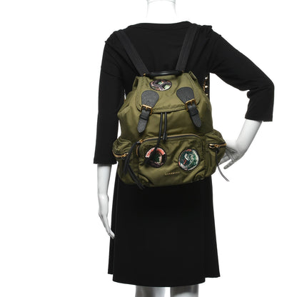 Burberry Nylon Patches Medium Rucksack Green 2 of 7