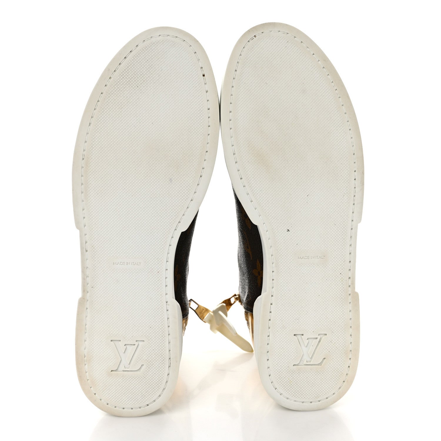 Louis Vuitton Patent Monogram Stellar Sneaker Boots 36 Gold 5 of 9