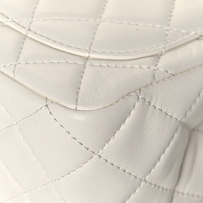 Chanel Lambskin Quilted Mini Pearl Crush Flap White 11 of 14