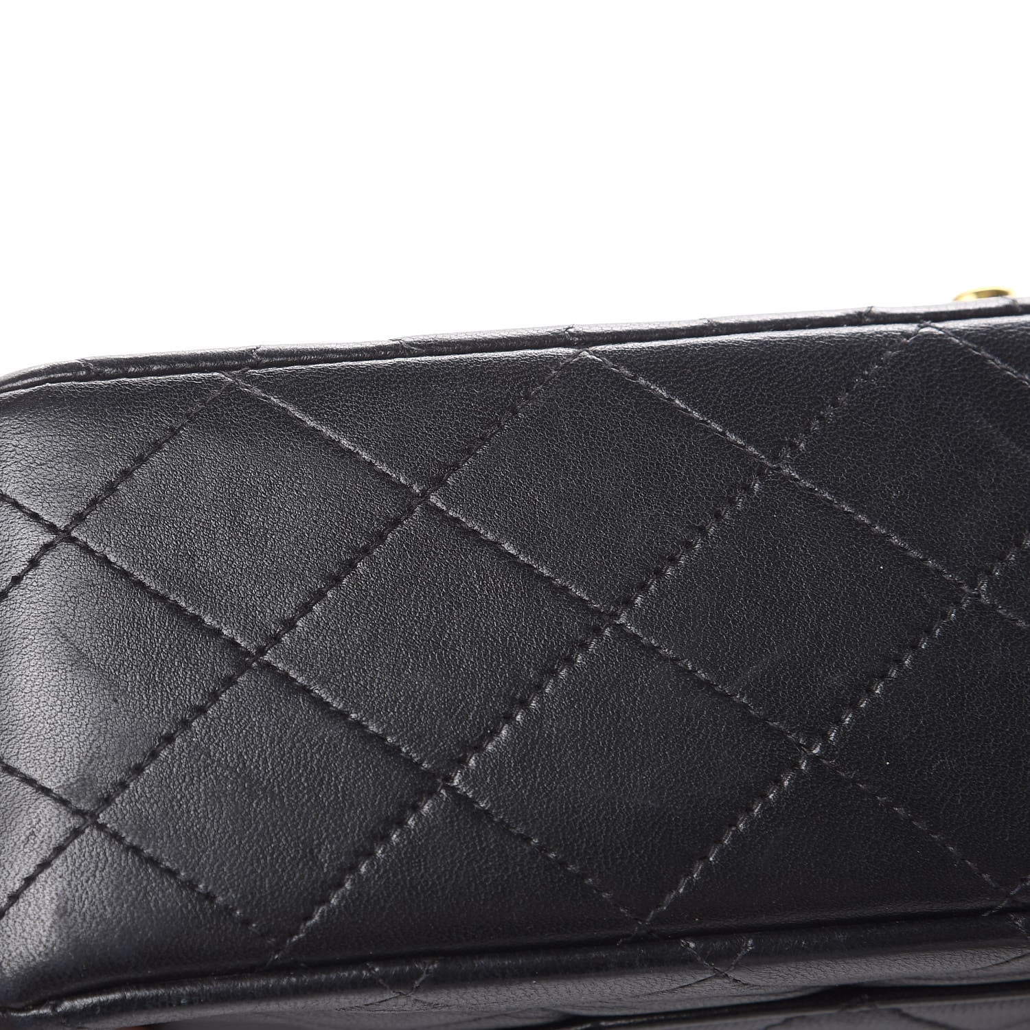 Chanel Lambskin Quilted Medium Double Flap Black 29 of 30