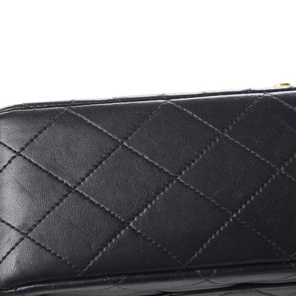 Chanel Lambskin Quilted Medium Double Flap Black 29 of 30