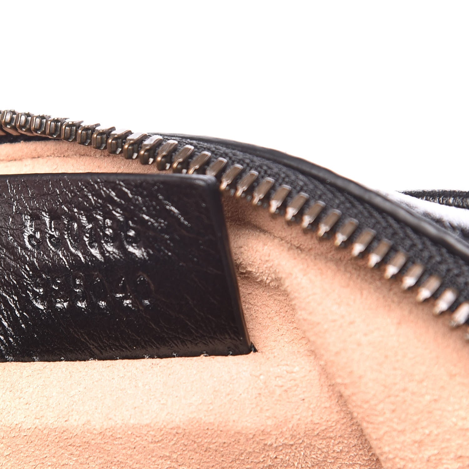 Gucci Azalea Calfskin Matelasse Diagonal Tall GG Marmont Crossbody Bag Black 8 of 11