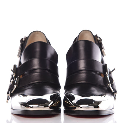 Christian Louboutin Calfskin Anita Pumps 39.5 Black 2 of 7