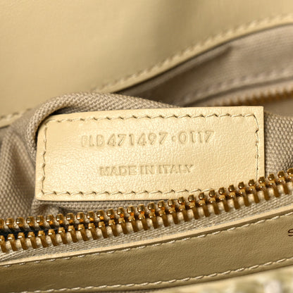 Saint Laurent Straw Matelasse Chevron Monogram Large College Satchel Natural 8 of 12