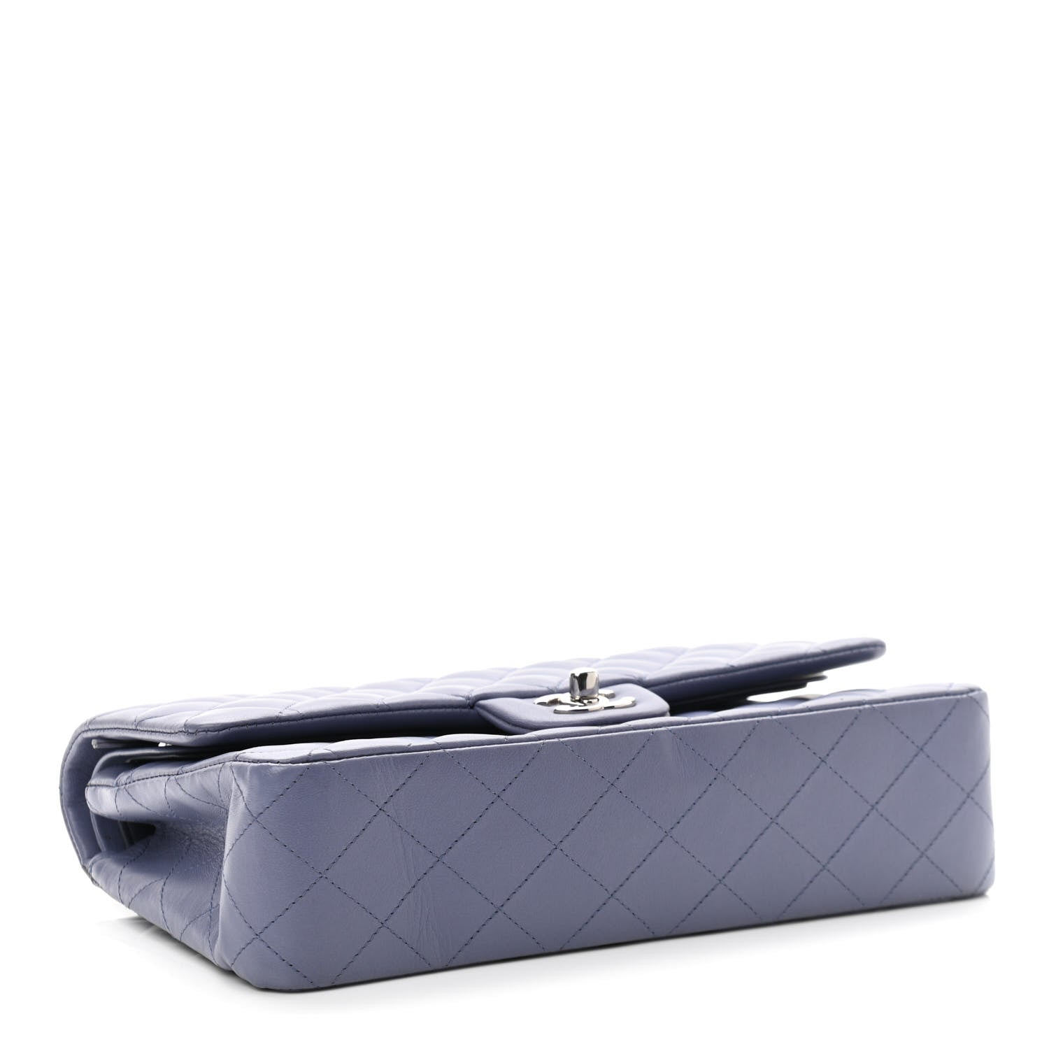 Chanel Lambskin Quilted Medium Double Flap Light Purple 4 of 16