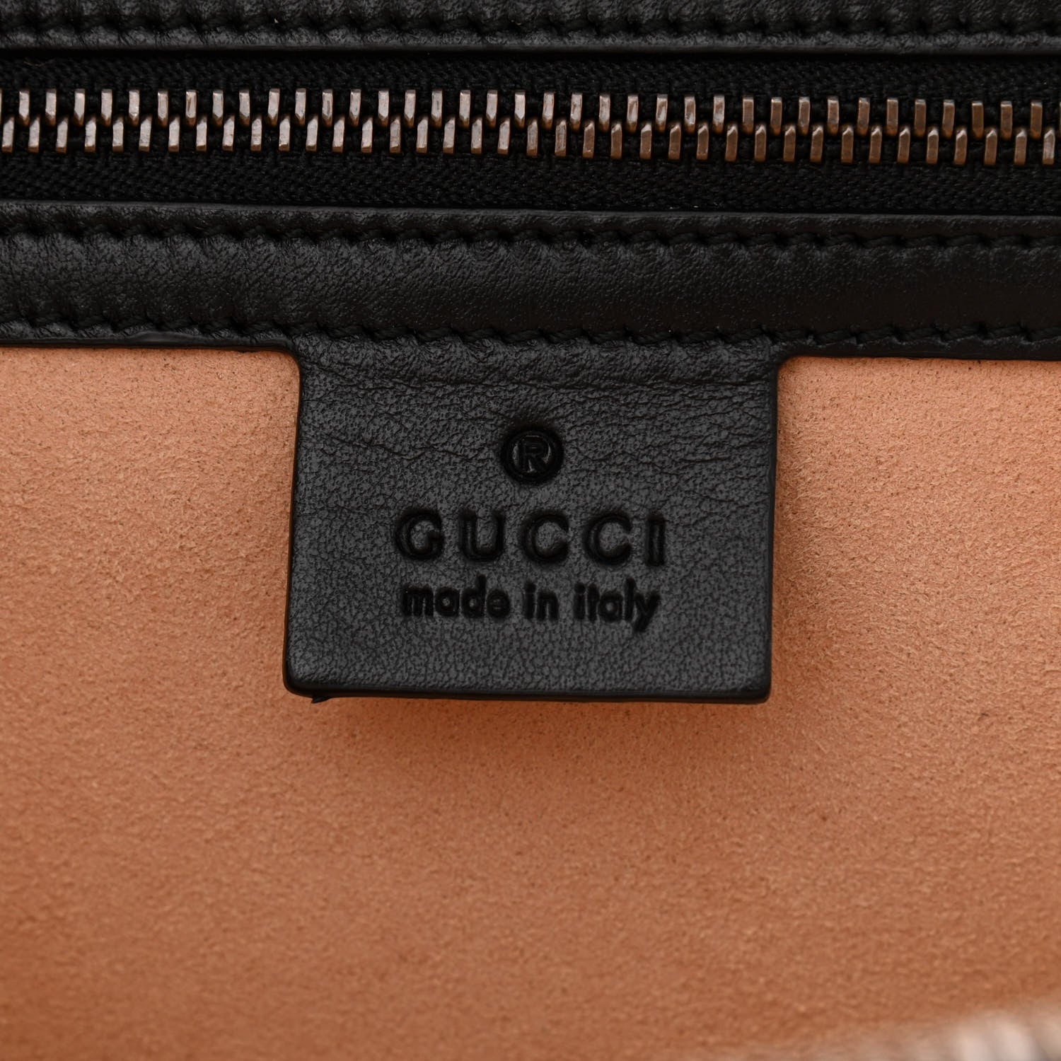 Gucci Calfskin Matelasse Sylvie Web Small GG Marmont Top Handle Shoulder Bag Black 6 of 16