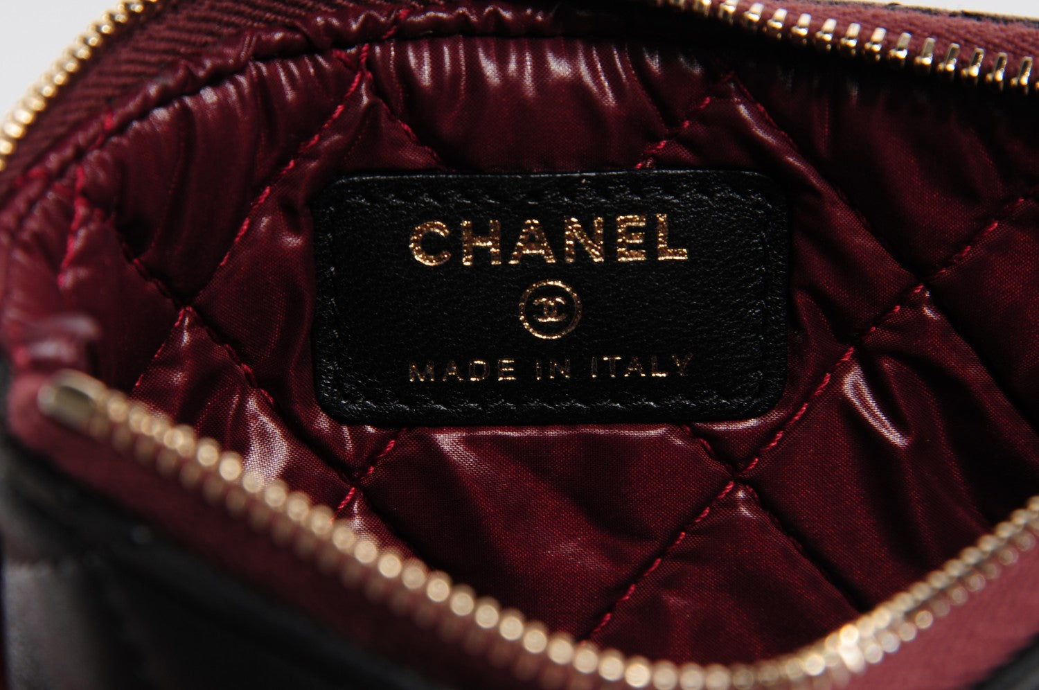 Chanel Lambskin Quilted Coin Purse Case Black 7 of 8
