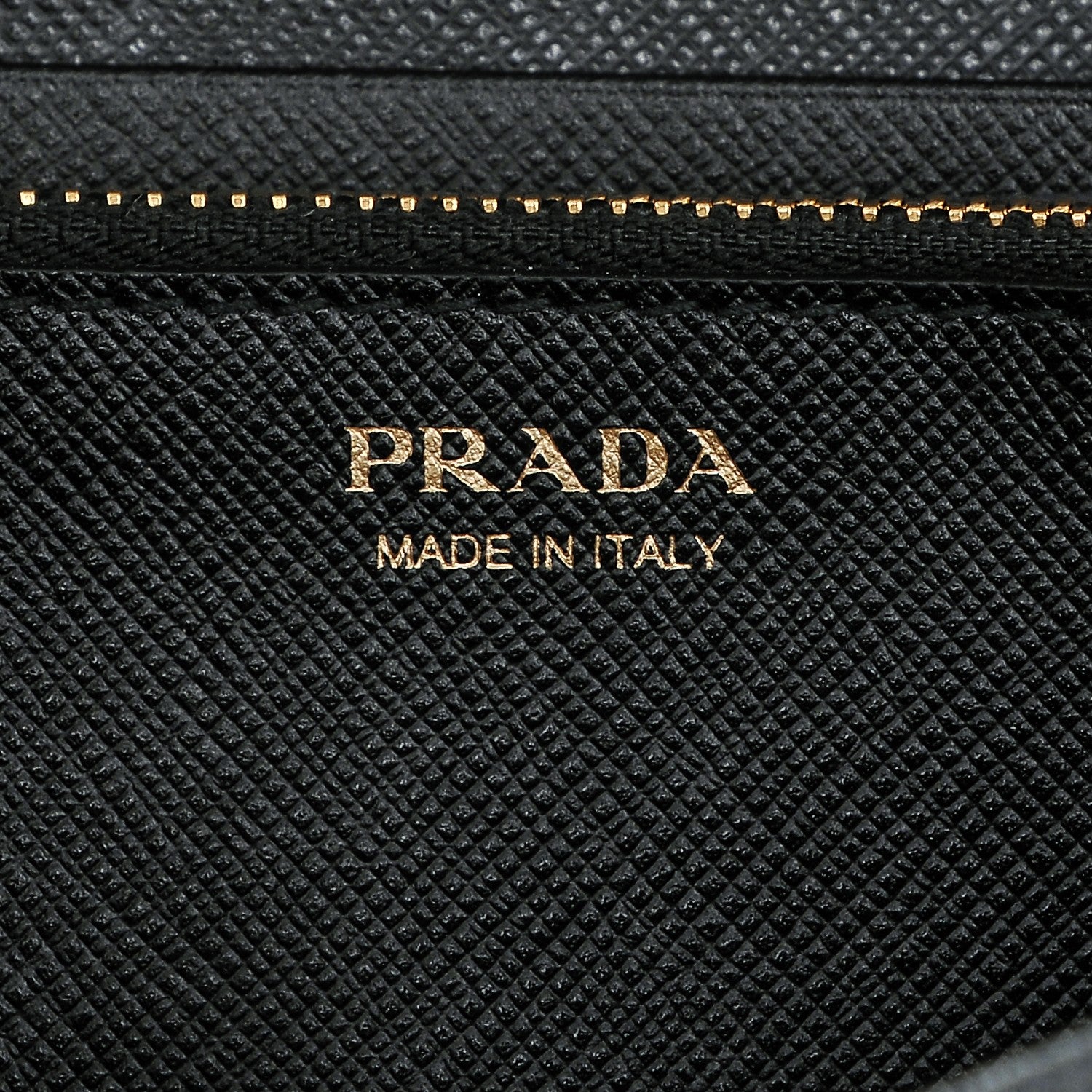 Prada Saffiano Metal Continental Flap Wallet Nero Black 6 of 7