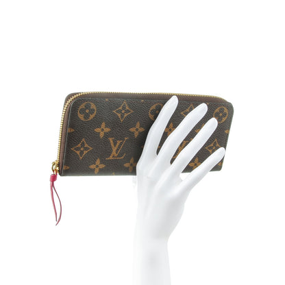 Louis Vuitton Monogram Clemence Wallet Fuchsia 2 of 7