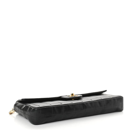 Chanel Lambskin East West Chocolate Bar Flap Black 4 of 10