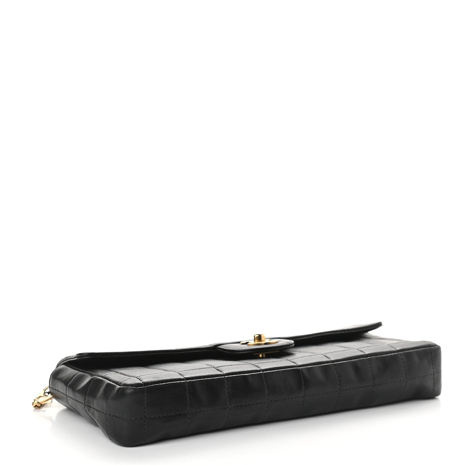Chanel Lambskin East West Chocolate Bar Flap Black 4 of 10