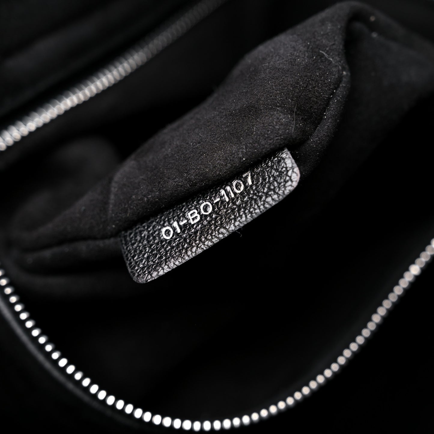 Canyon Grained Lambskin Large Lady Dior Black