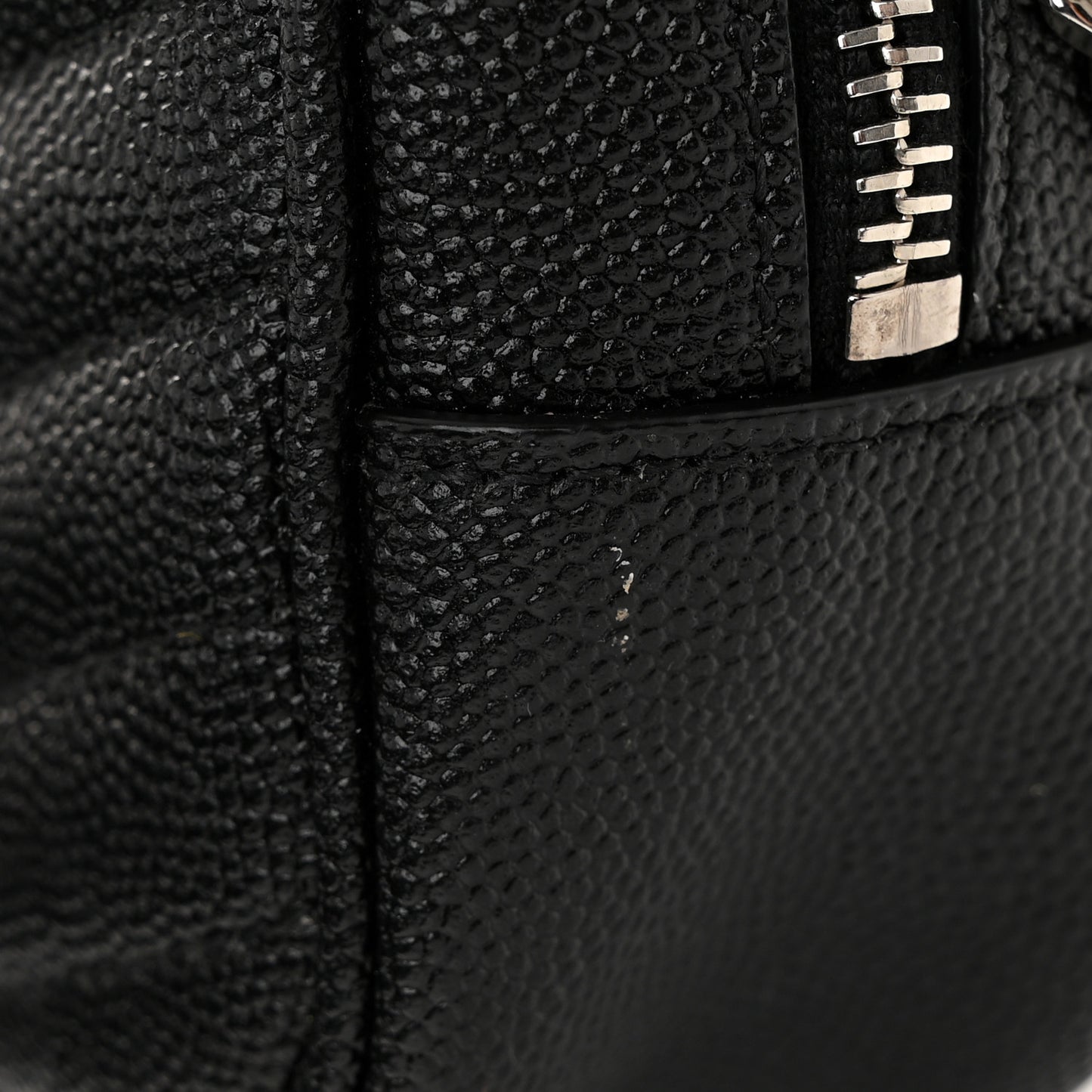Grain De Poudre Matelasse Monogram Mini Lou Camera Bag Black
