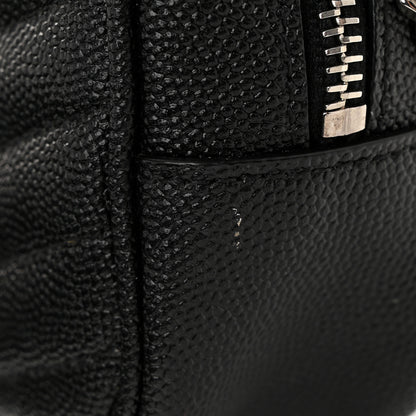 Saint Laurent Grain De Poudre Matelasse Monogram Mini Lou Camera Bag Black 11 of 11