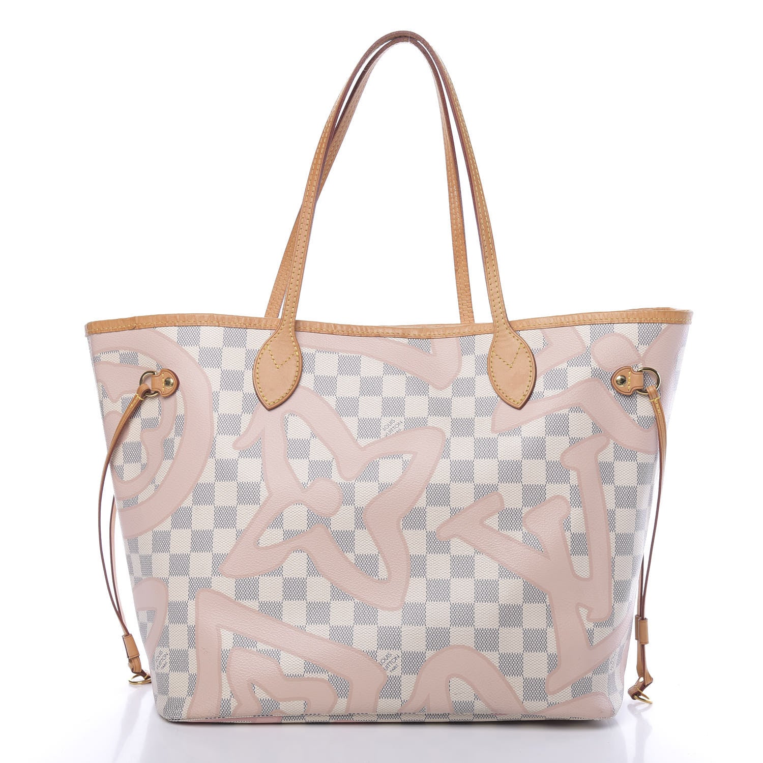 Louis Vuitton Damier Azur Tahitienne Neverfull MM 3 of 23
