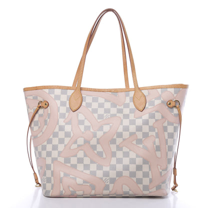 Louis Vuitton Damier Azur Tahitienne Neverfull MM 3 of 23