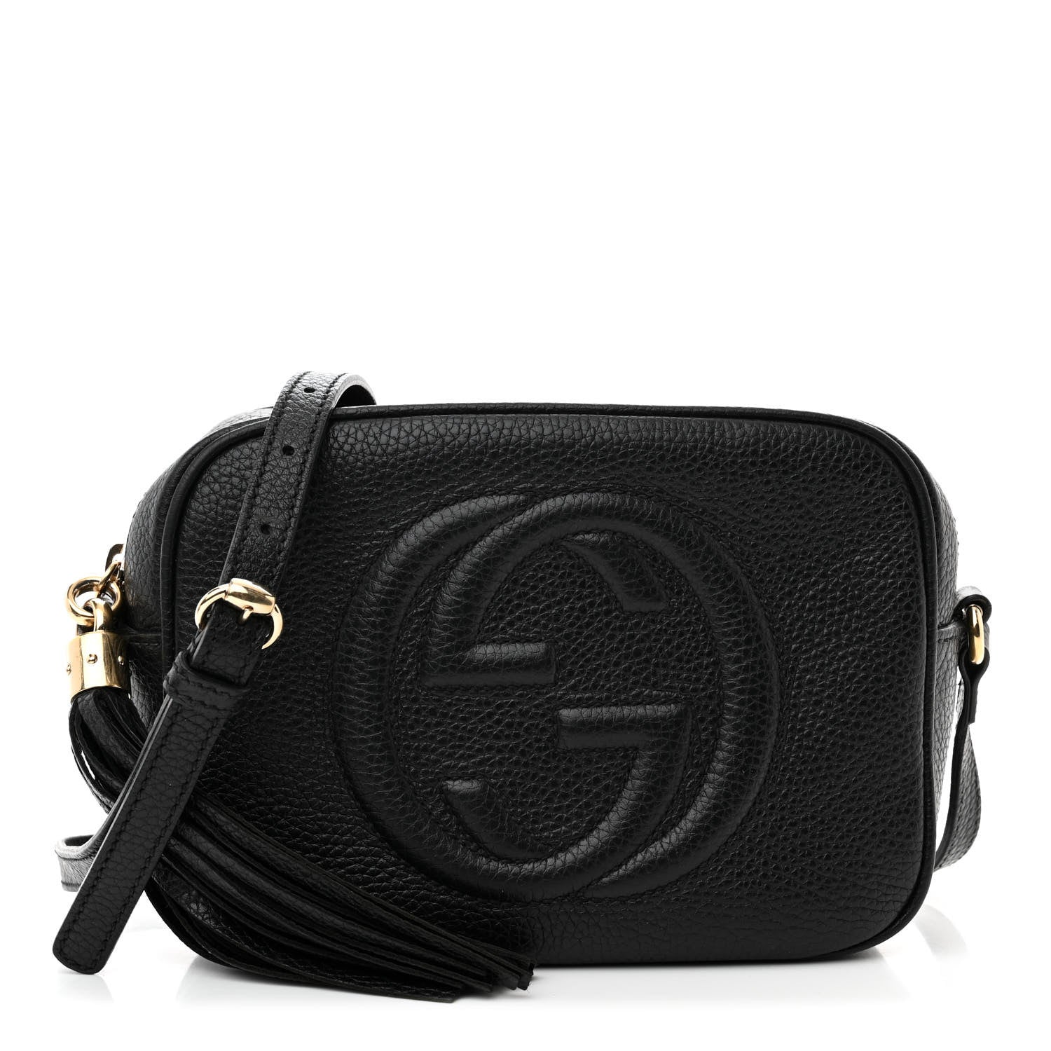 Gucci Pebbled Calfskin Small Soho Disco Bag Black 1 of 17