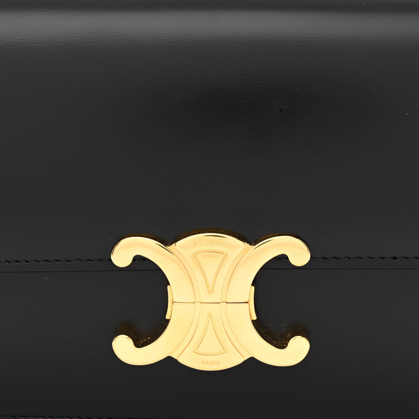 Shiny Calfskin Teen Triomphe Black