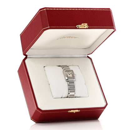Cartier Stainless Steel 20mm Tank Francaise Quartz Watch 5 of 5