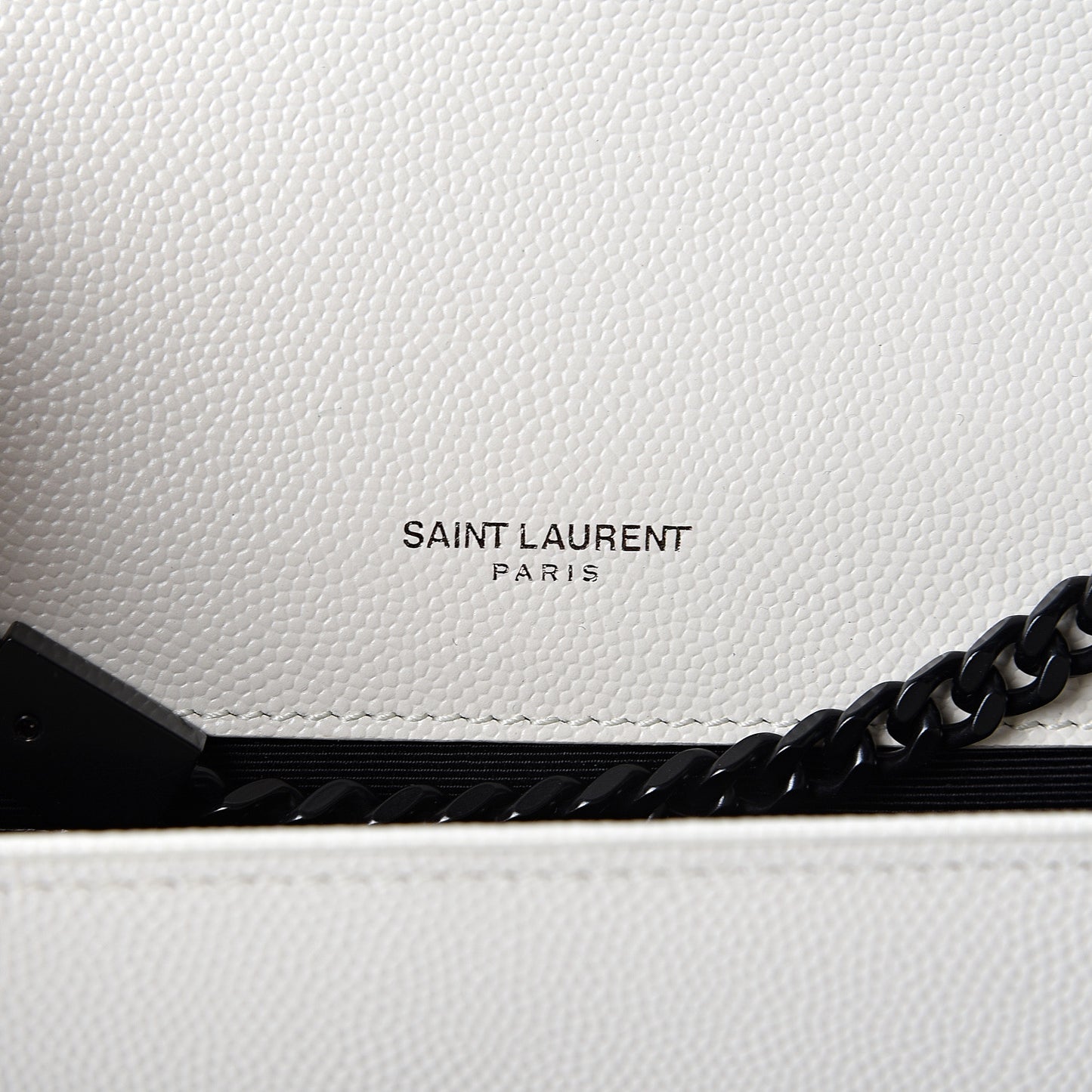 Grain De Poudre Small Monogram Kate Satchel Porcellana Black