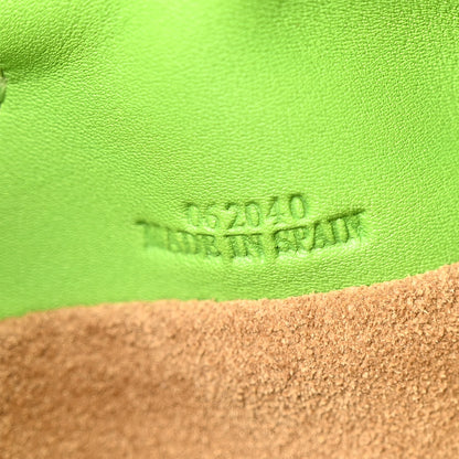 Loewe Calfskin Mini Flamenco Knot Clutch Apple Green 7 of 11