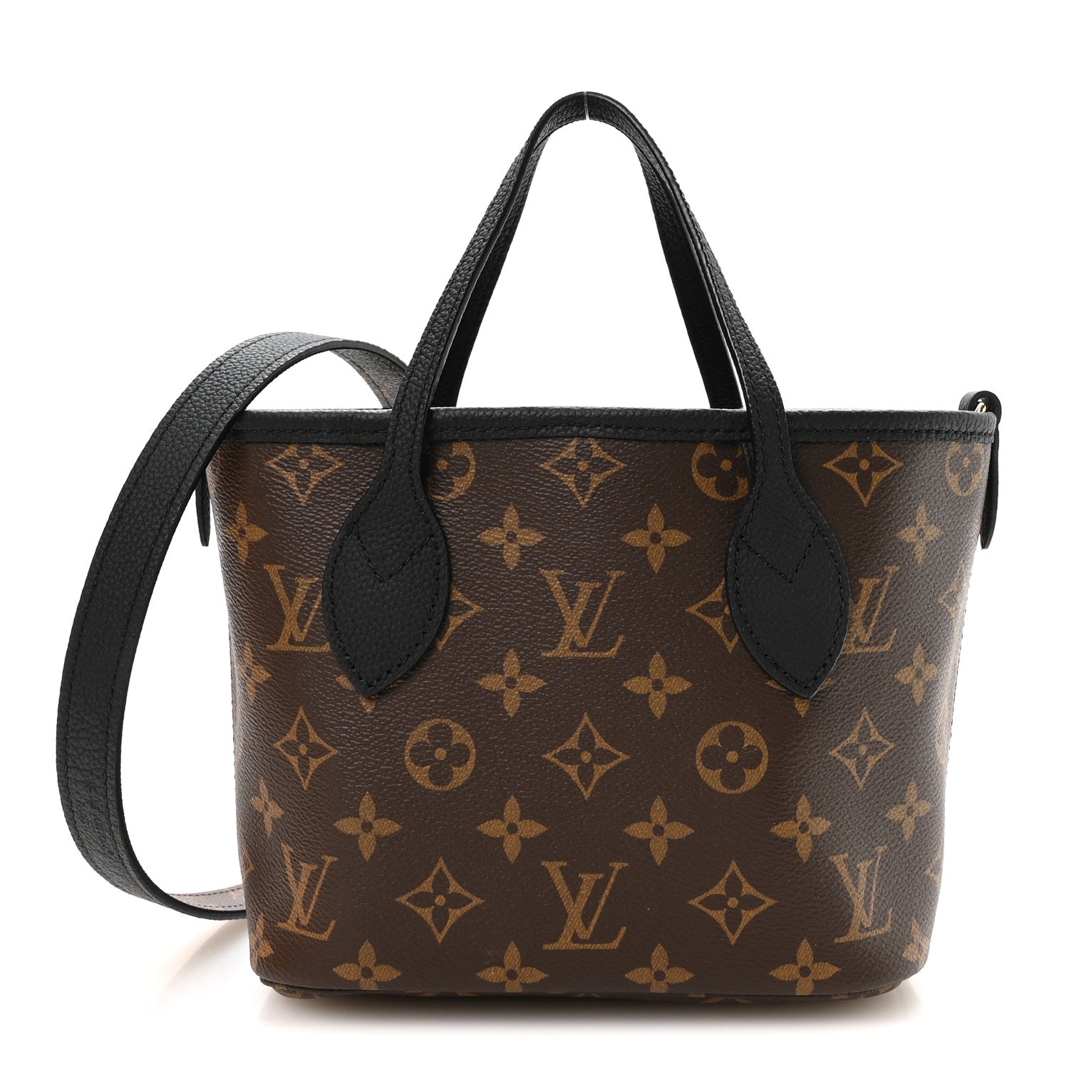Louis Vuitton Monogram Neverfull Inside Out Bandouliere BB Black 1 of 18