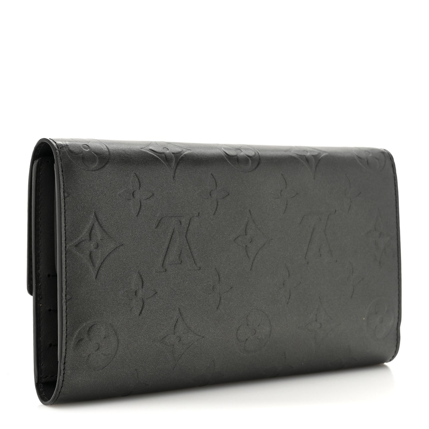 Mat Monogram Porte Tresor International Wallet Gris