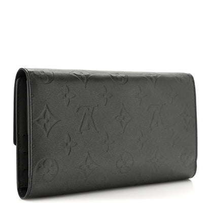 Louis Vuitton Mat Monogram Porte Tresor International Wallet Gris 3 of 11