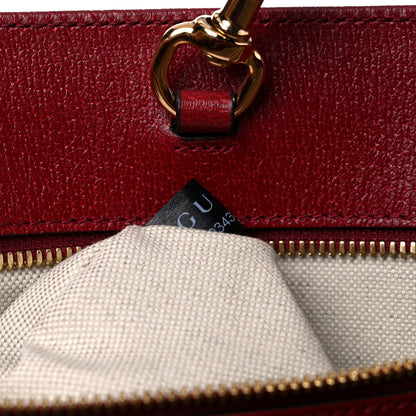 Gucci X DORAEMON Mini Vintage GG Supreme Monogram Large Tote Bag Beige Cherry Red 8 of 11