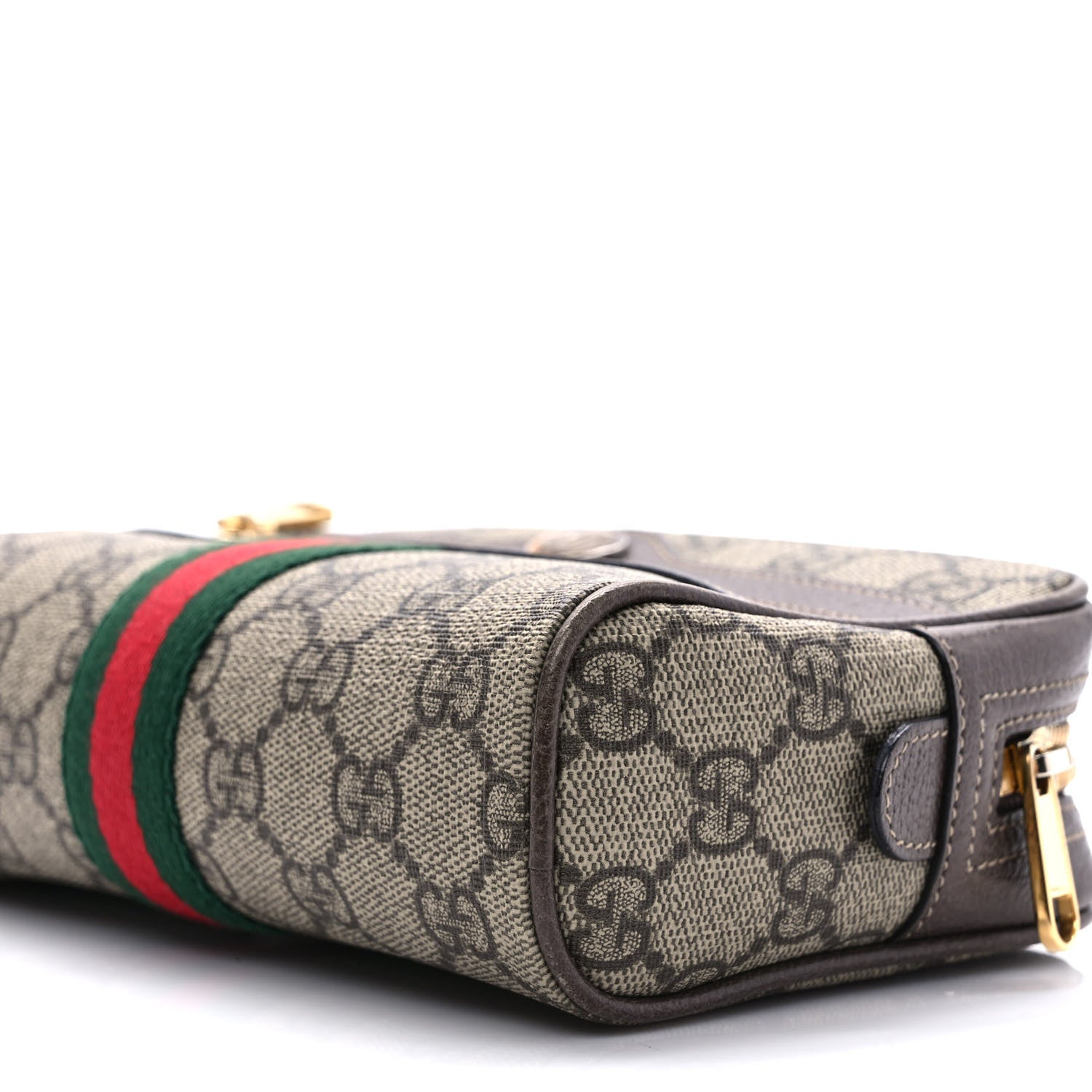 Gucci GG Supreme Monogram Web Small Ophidia Belt Bag 75 30 Dark Brown 9 of 10