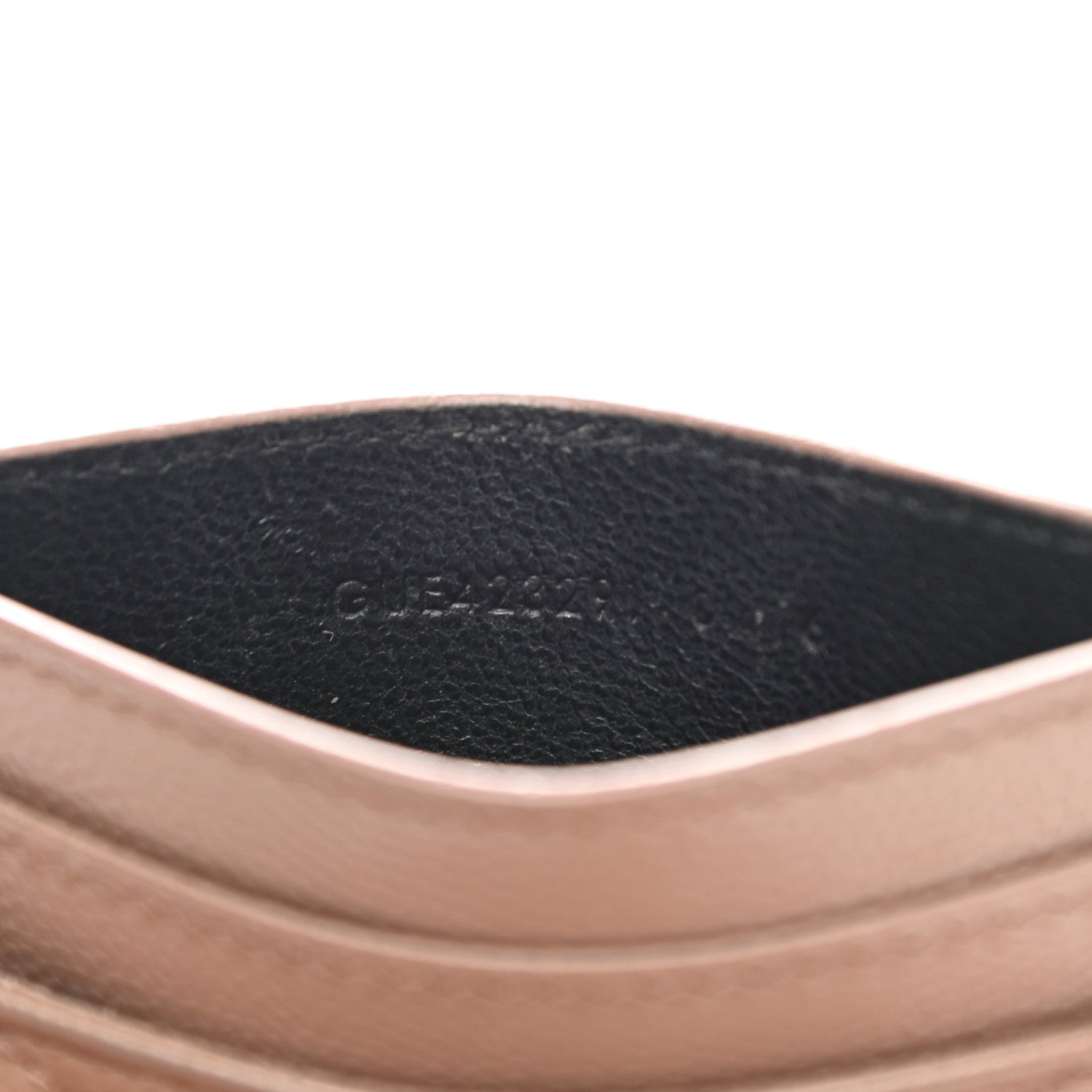 Saint Laurent Grain De Poudre Matelasse Chevron Monogram Credit Card Case Fard 7 of 12