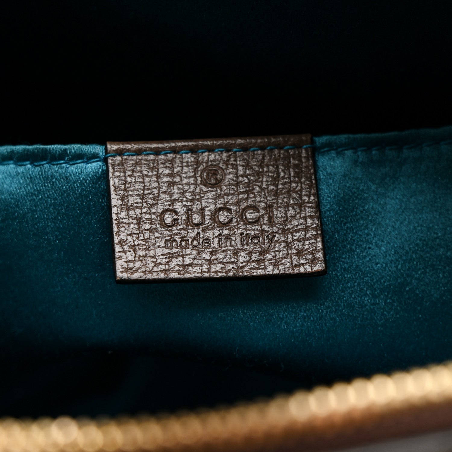 Gucci GG Supreme Monogram Textured Dollar Calfskin Web Small Ophidia Dome Shoulder Bag Beige Ebony New Acero 6 of 13
