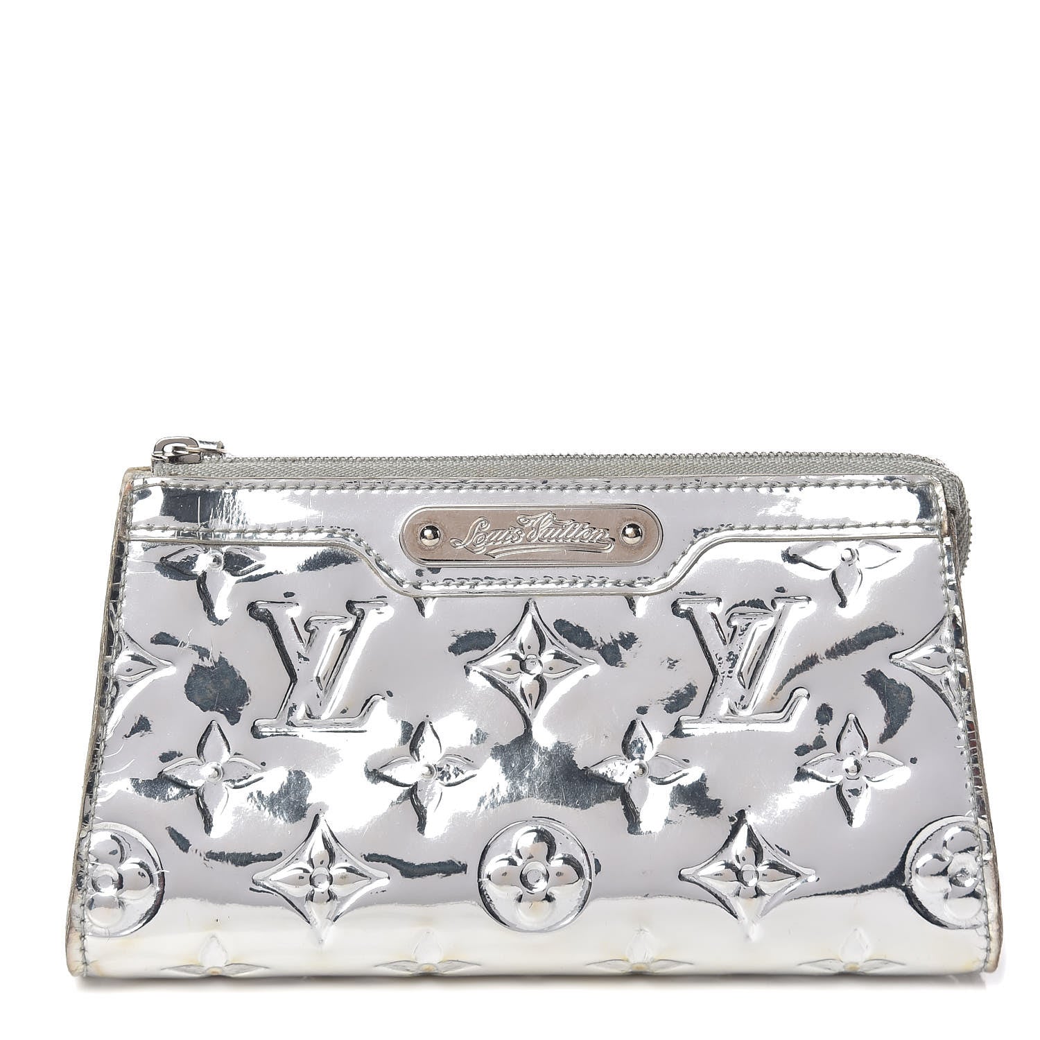Louis Vuitton Monogram Miroir Trousse Cosmetic Bag Silver 1 of 14