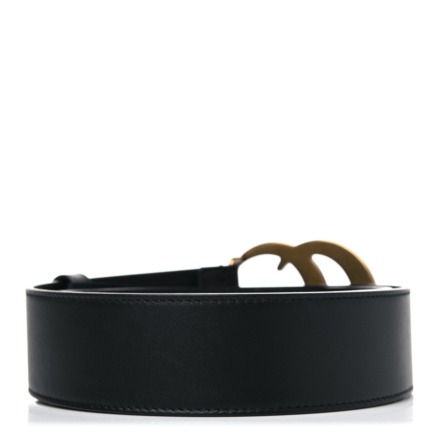 Gucci Calfskin Double G 40mm Belt 70 28 Black 2 of 5