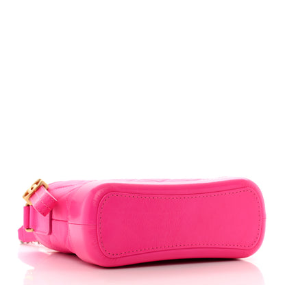 Chanel Goatskin Quilted Small Gabrielle Hobo Pink 4 of 11