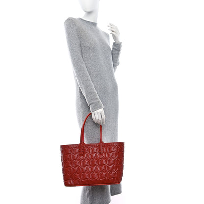 Christian Louboutin Nappa Embossed East West Cabata Tote Rouquine 2 of 10