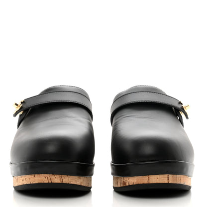 Chanel Calfskin CC Turn Lock Clogs 41 Black 2 of 9